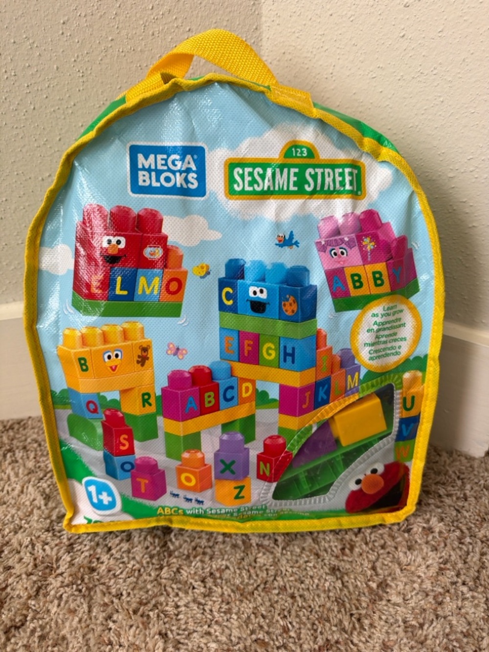 Sesame Street ABC Building Blocks - Multicolor. 70 pieces